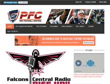 Tablet Screenshot of profootballcentral.com